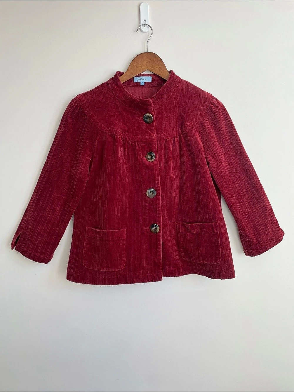 Jessica Women’s Red Corduroy Jacket size 10